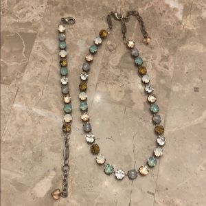 Sabika Devoted Fun Choker and bracelet